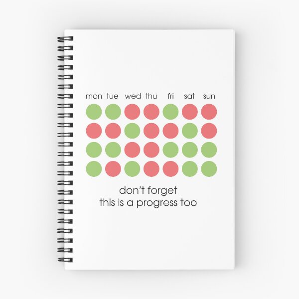 Item preview, Progress Tracker Calendar – Every Day Counts Minimalist Design designed and sold by asssyau.