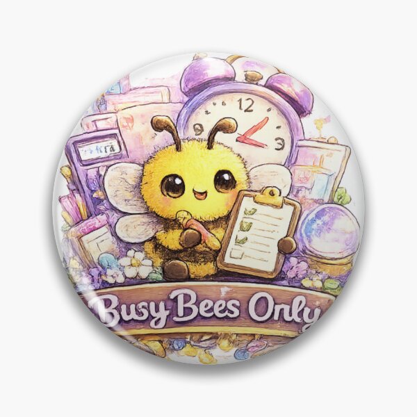Item preview, Busy Bees Only - Pastel purple designed and sold by Beetobuzz.