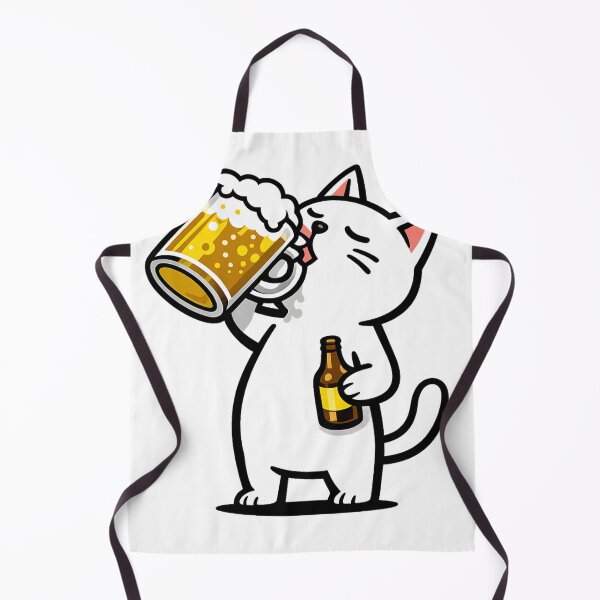 Item preview, Drunk Hacker Cat – Funny Beer Lover Programmer Design designed and sold by GaliciaCity.