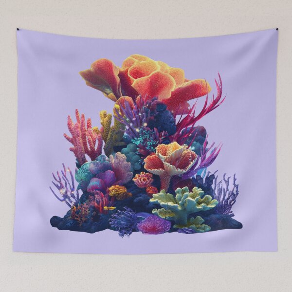 Item preview, Corals in Deep Sea designed and sold by bubblyrainbow.