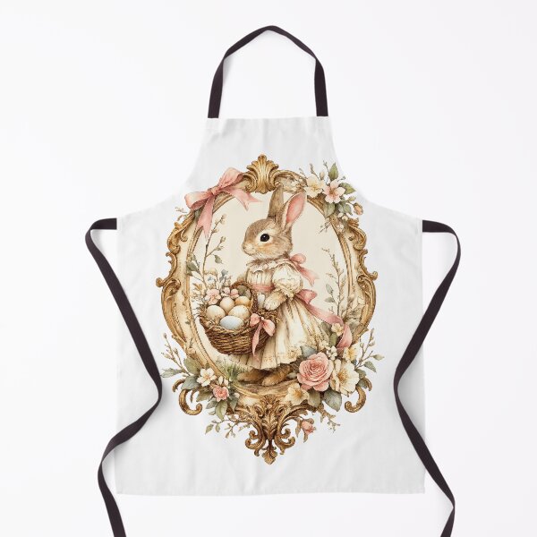Item preview, Vintage Easter bunny in a baroque frame designed and sold by Dennis' Creative Corner.