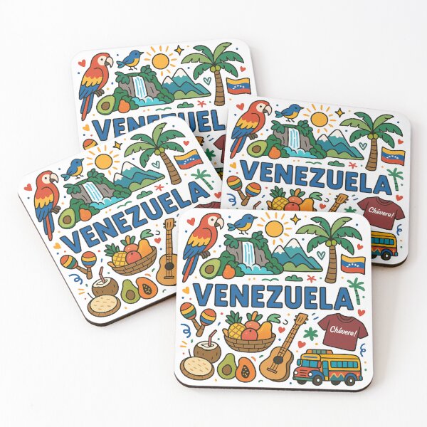 Item preview, Venezuela Doodle Art - Cool Venezuelan Icons designed and sold by Nubesss.