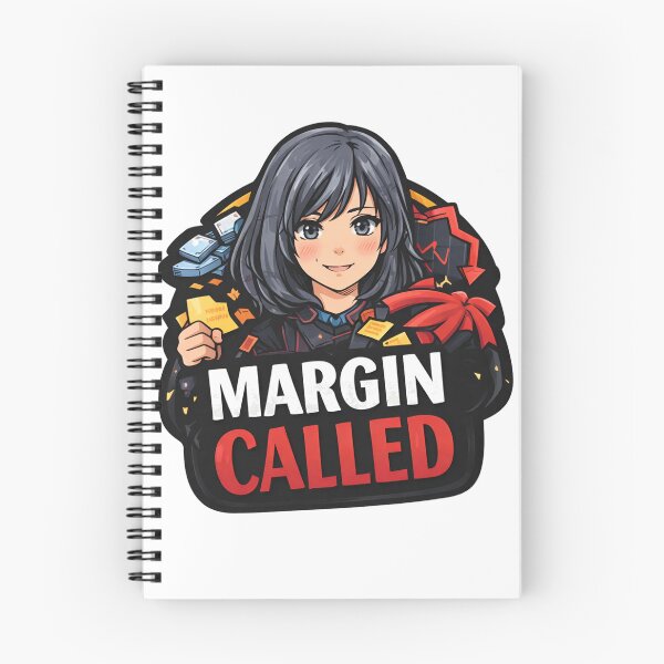 Item preview, Margin Called – Funny Options Trading Meme Anime Trader (Version 2) designed and sold by VolatilityEdge.