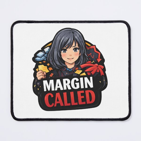 Item preview, Margin Called – Funny Options Trading Meme Anime Trader (Version 2) designed and sold by VolatilityEdge.