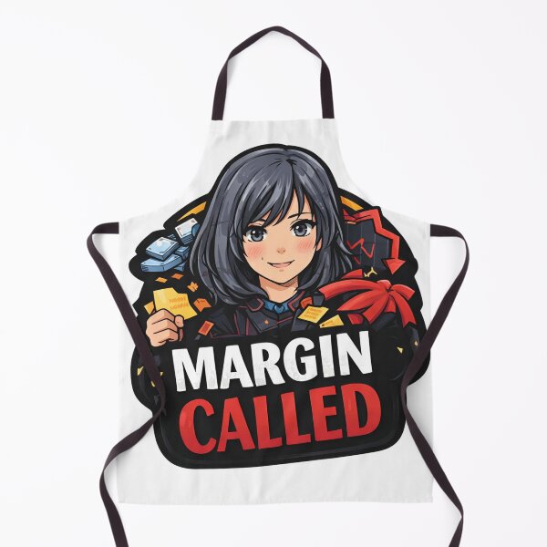 Item preview, Margin Called – Funny Options Trading Meme Anime Trader (Version 2) designed and sold by VolatilityEdge.