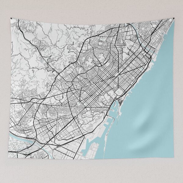 Item preview, Barcelona City Map of Spain - Circle designed and sold by deMAP.