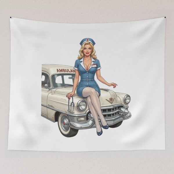 Item preview, "Retro Glamour: Charm and Audacity of Pin-Ups” designed and sold by CHRIST5000.