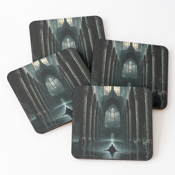 Item preview, Cathedral Abyss — Dark Surrealism Art Print designed and sold by ReliquiaeArt.