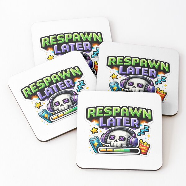 Item preview, Respawn Gamer Text Retro Pixel Style designed and sold by Wolf Creator.