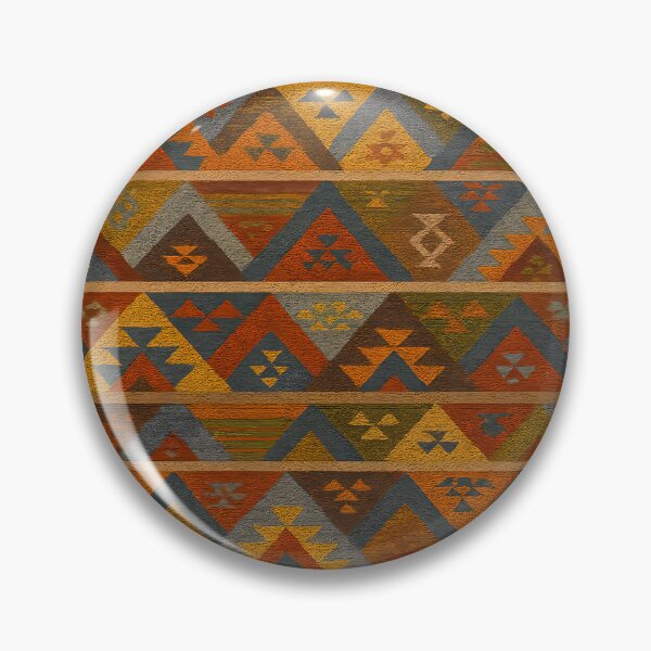 Item preview, Moroccan Berber Kilim Geometric Tribal Pattern Textile Design designed and sold by PinUpPizzazz.