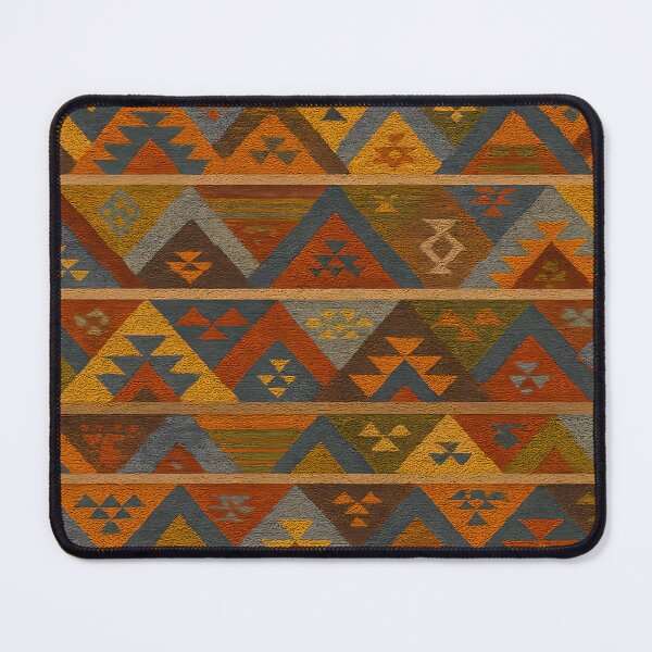 Item preview, Moroccan Berber Kilim Geometric Tribal Pattern Textile Design designed and sold by PinUpPizzazz.