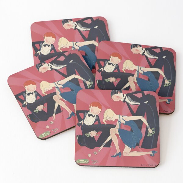 Item preview, Art Deco Illustration Flapper Dice Game Vintage Art Collectors designed and sold by RickE.