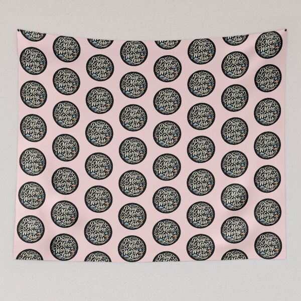Item preview, Pray More Worry Less designed and sold by Rhu Creations.