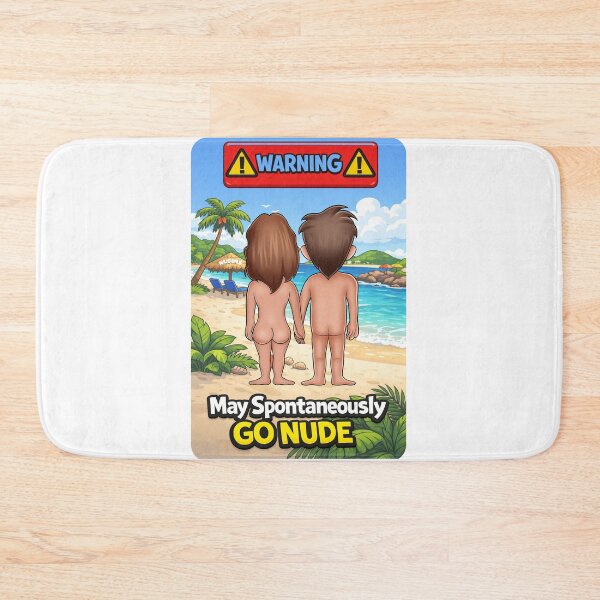 Item preview, Copy of Warning: May Spontaneously Go Nude CB designed and sold by NUDIMS.
