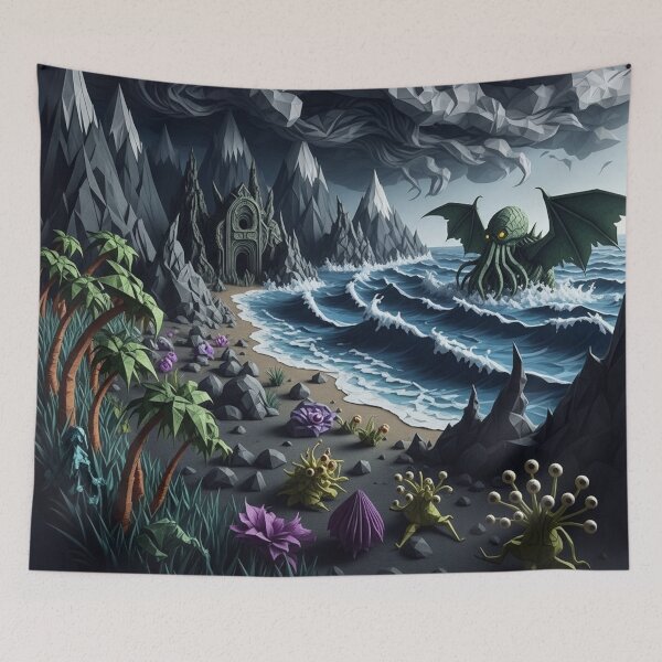 Item preview, Cthulhu and R'lyeh - Lovecraft's Mythology designed and sold by Cute&B.