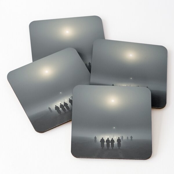 Item preview, Fog Pilgrims — Dark Surrealism Art Print designed and sold by ReliquiaeArt.