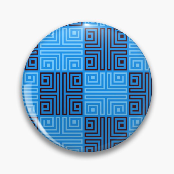 Item preview, Blue Southwestern Roots Based Checkerboard - Aztec Samoan Tiki  - Dads Day Gifts designed and sold by RoyalStarsPatts.