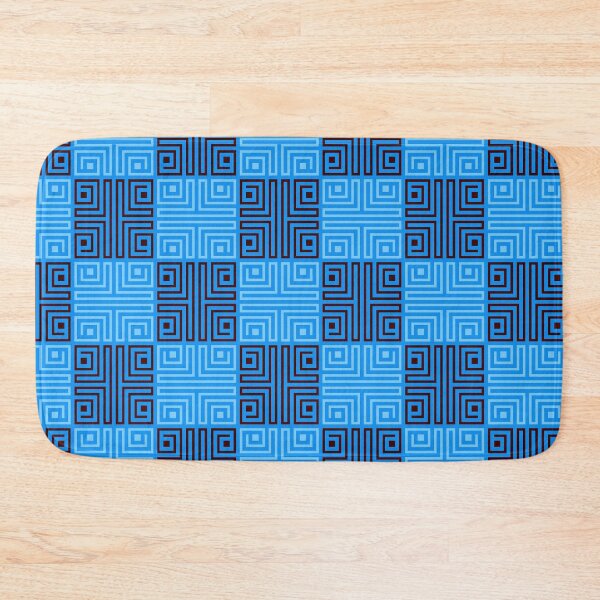 Item preview, Blue Southwestern Roots Based Checkerboard - Aztec Samoan Tiki  - Dads Day Gifts designed and sold by RoyalStarsPatts.