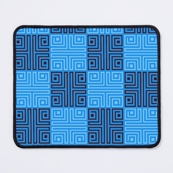 Item preview, Blue Southwestern Roots Based Checkerboard - Aztec Samoan Tiki  - Dads Day Gifts designed and sold by RoyalStarsPatts.