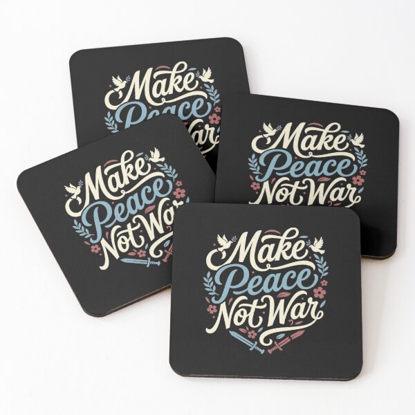 Item preview, Make Peace Not War designed and sold by Rhu Creations.