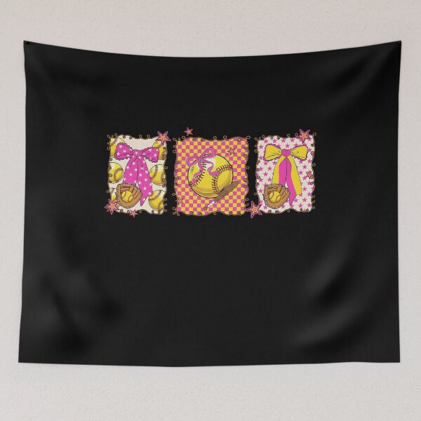 Item preview, Cute Girls Softball Bow designed and sold by KroghDs.