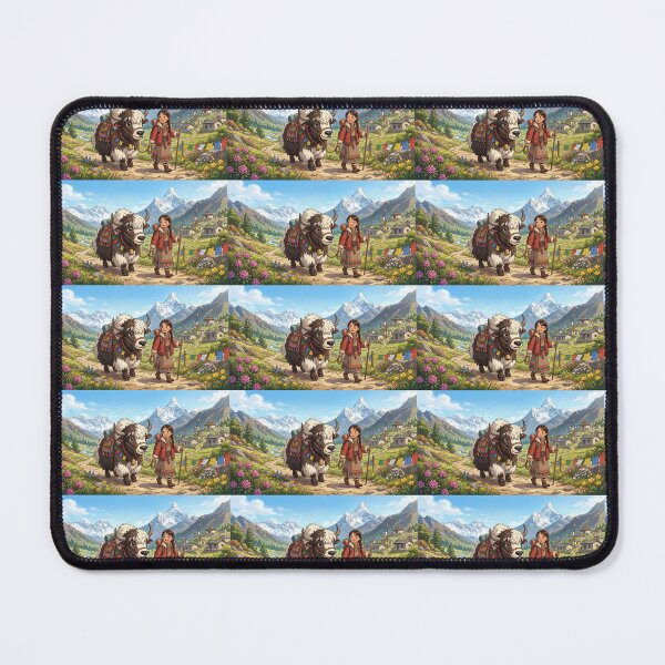 Item preview, Yak animal with girl anime. designed and sold by johnblack786.