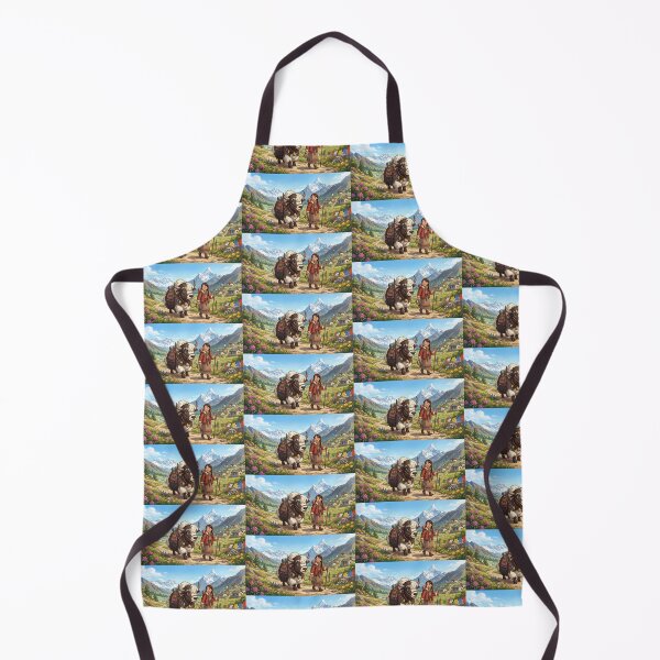 Item preview, Yak animal with girl anime. designed and sold by johnblack786.