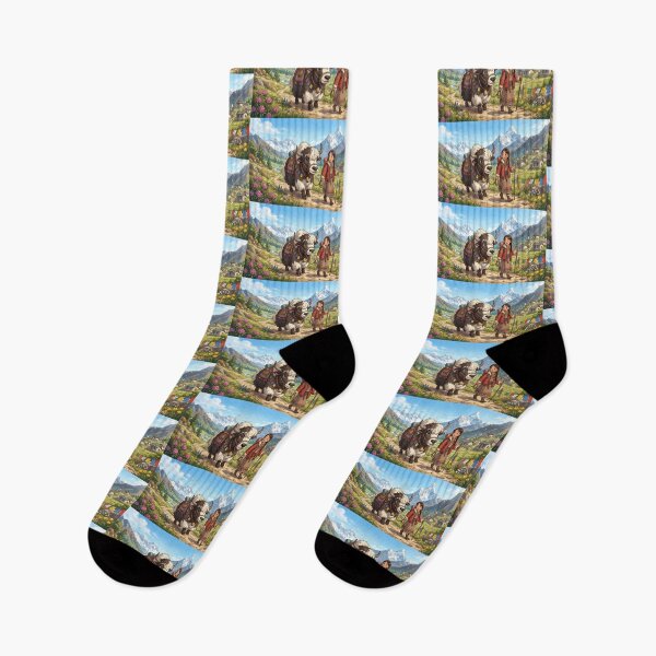 Item preview, Yak animal with girl anime. designed and sold by johnblack786.