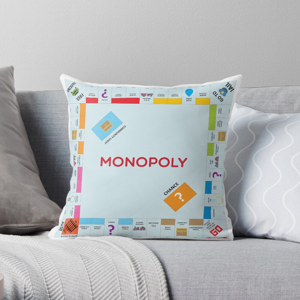 Monopoly Throw Pillow