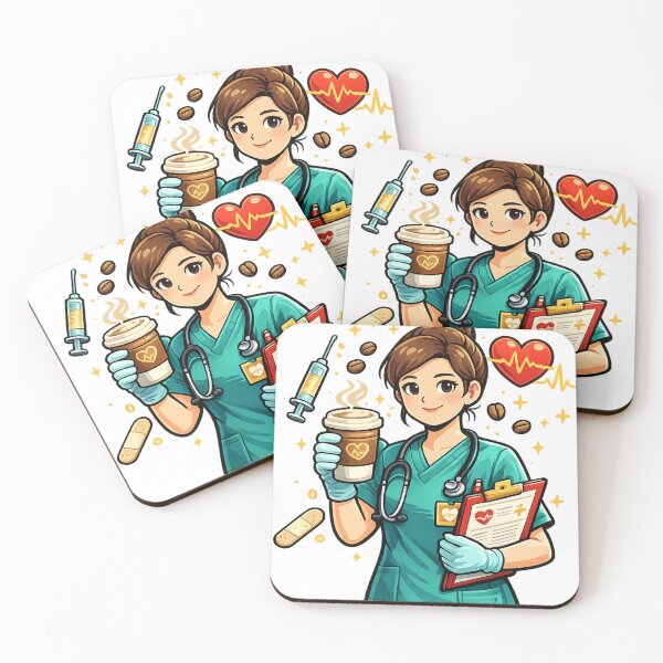 Item preview, Coffee Scrubs and Saving Lives – Nurse Life Design designed and sold by GaliciaCity.