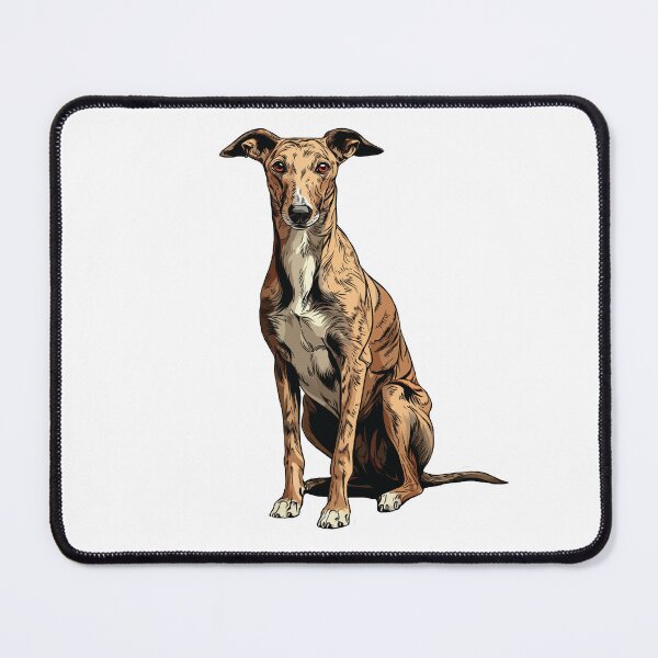 Item preview, Brindle Greyhound Dog Illustration designed and sold by whyitsme.