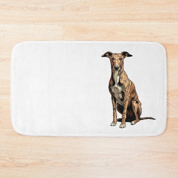 Item preview, Brindle Greyhound Dog Illustration designed and sold by whyitsme.