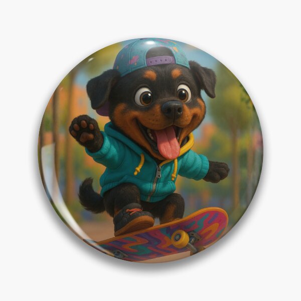 Item preview, Skater Rottweiler  designed and sold by Sillytoe.