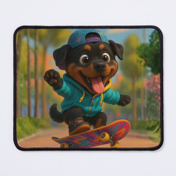 Item preview, Skater Rottweiler  designed and sold by Sillytoe.