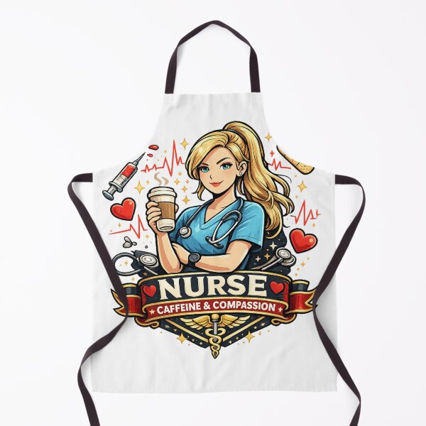 Item preview, Nurse - Caffeine & Compassion designed and sold by GaliciaCity.