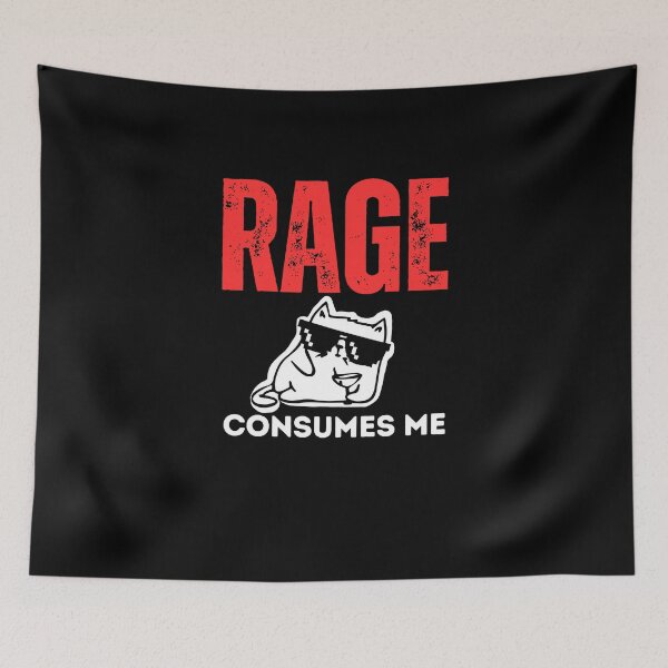 Item preview, Rage Consumes Me designed and sold by LuveraxArt.