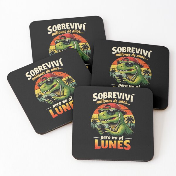 Item preview, Funny T-Rex Monday Survivor – Dinosaur Meme Retro Vintage Humor Design designed and sold by Unsololugar.