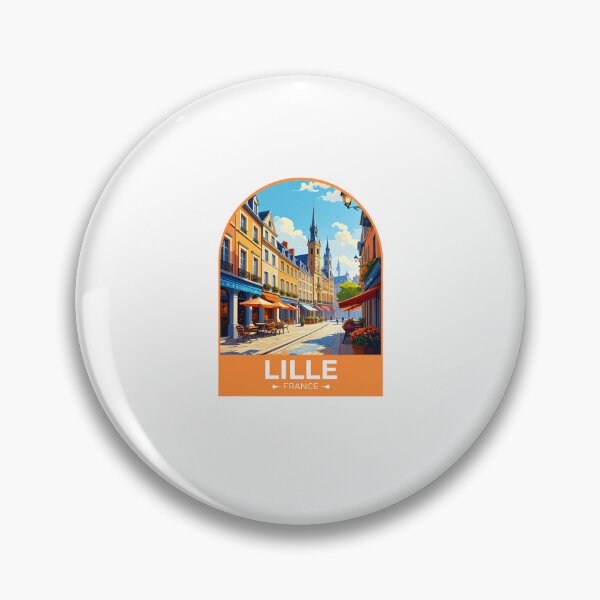 Item preview, Lille France Travel Sticker designed and sold by TulipaGraphics.