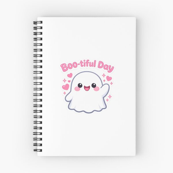 Item preview, Cute Ghost Boo-tiful Day Kawaii Pastel Halloween designed and sold by inaveed.