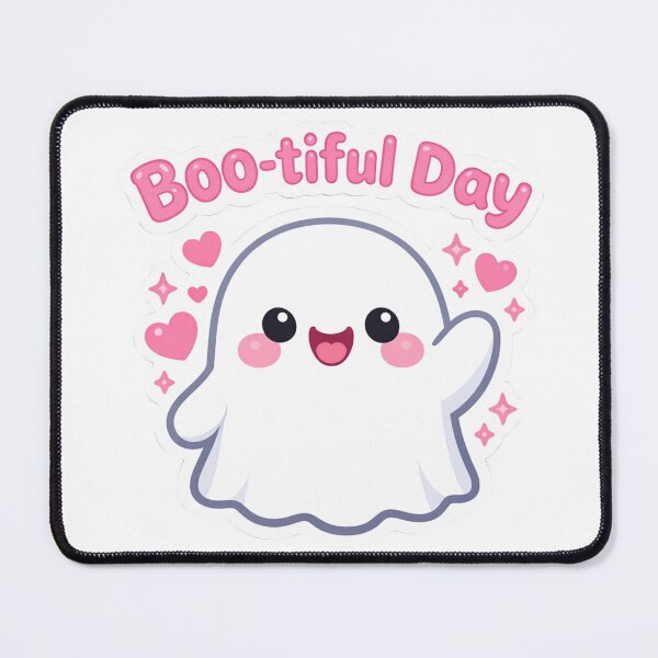 Item preview, Cute Ghost Boo-tiful Day Kawaii Pastel Halloween designed and sold by inaveed.