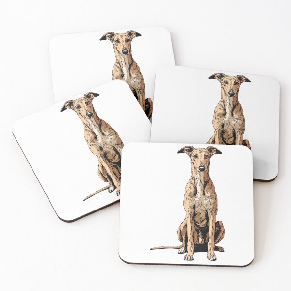Item preview, Ilustración de un perro galgo color cervatillo designed and sold by whyitsme.