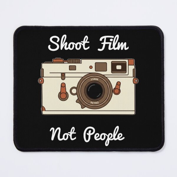 Item preview, Shoot Film Not People - Vintage Camera | Retro 35mm Film Photography Gift for Photographer designed and sold by Dziridesign.