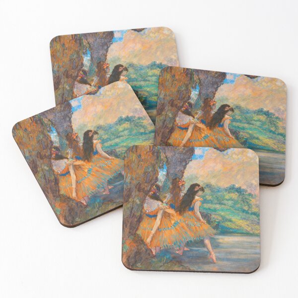Item preview, Impressionist Ballet Illustration Degas Dancers Landscape Vintage Art Lovers designed and sold by RickE.
