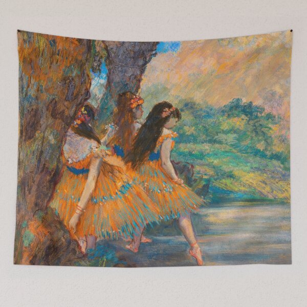 Item preview, Impressionist Ballet Illustration Degas Dancers Landscape Vintage Art Lovers designed and sold by RickE.