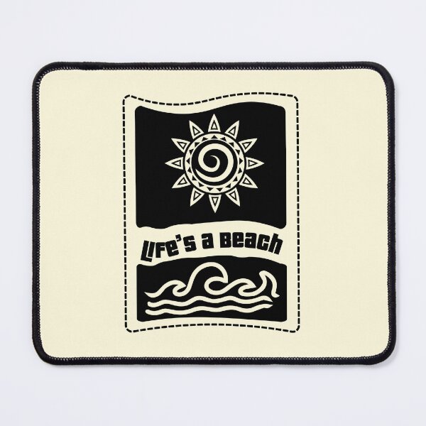 Item preview, Life's a Beach black designed and sold by MistyFile.