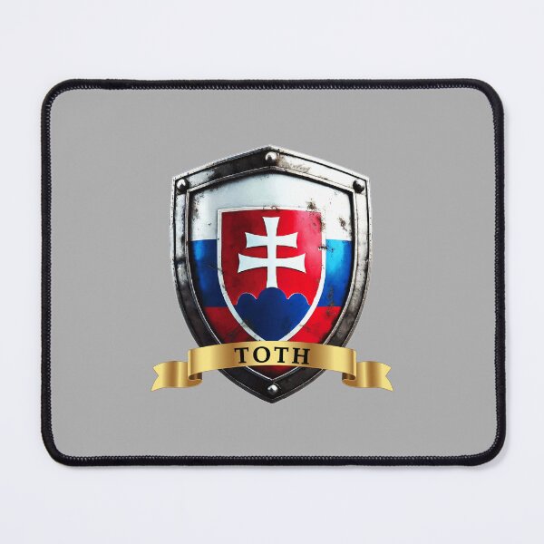 Item preview, Toth Slovakia Heraldic Name Shield designed and sold by Highlandkings.