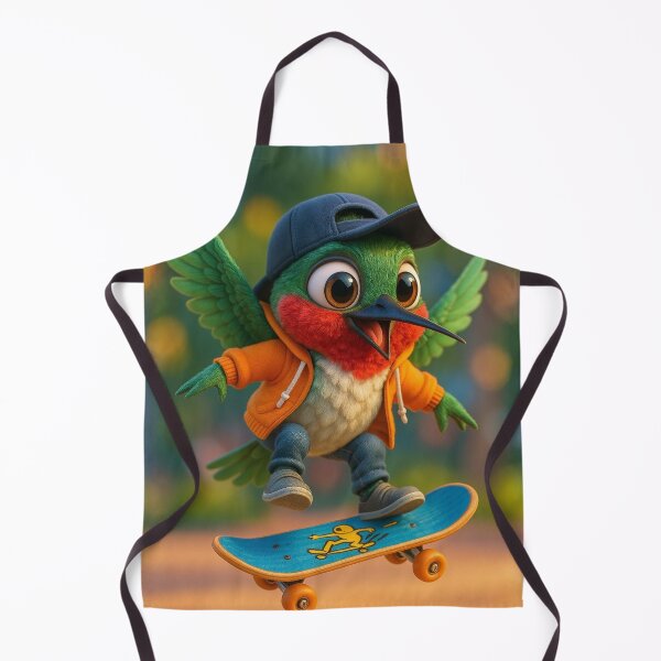 Item preview, Skater Ruby-Throated Hummingbird designed and sold by Sillytoe.