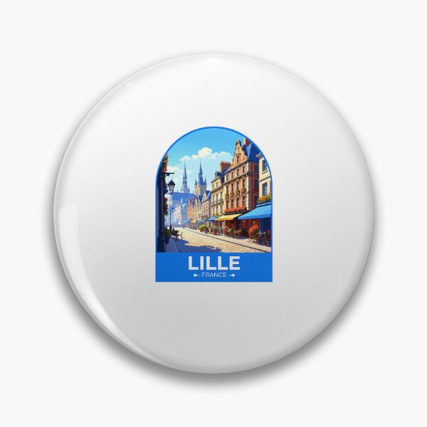Item preview, Copy of Lille France Travel Sticker designed and sold by TulipaGraphics.
