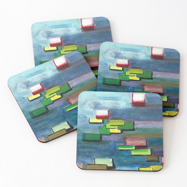 Item preview, Water lily pond (abstract) designed and sold by KALINKA-MOJA.