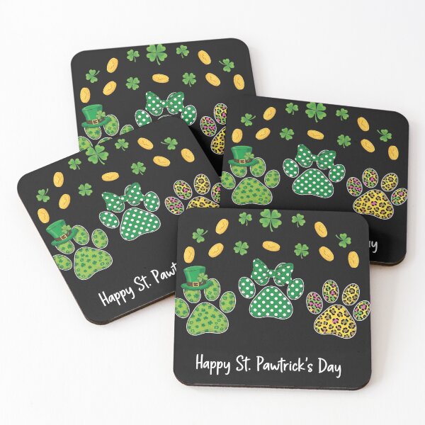 Item preview, Happy St Pawtrick's Day Dog Paw Shamrock St Patrick's Day designed and sold by viectory.